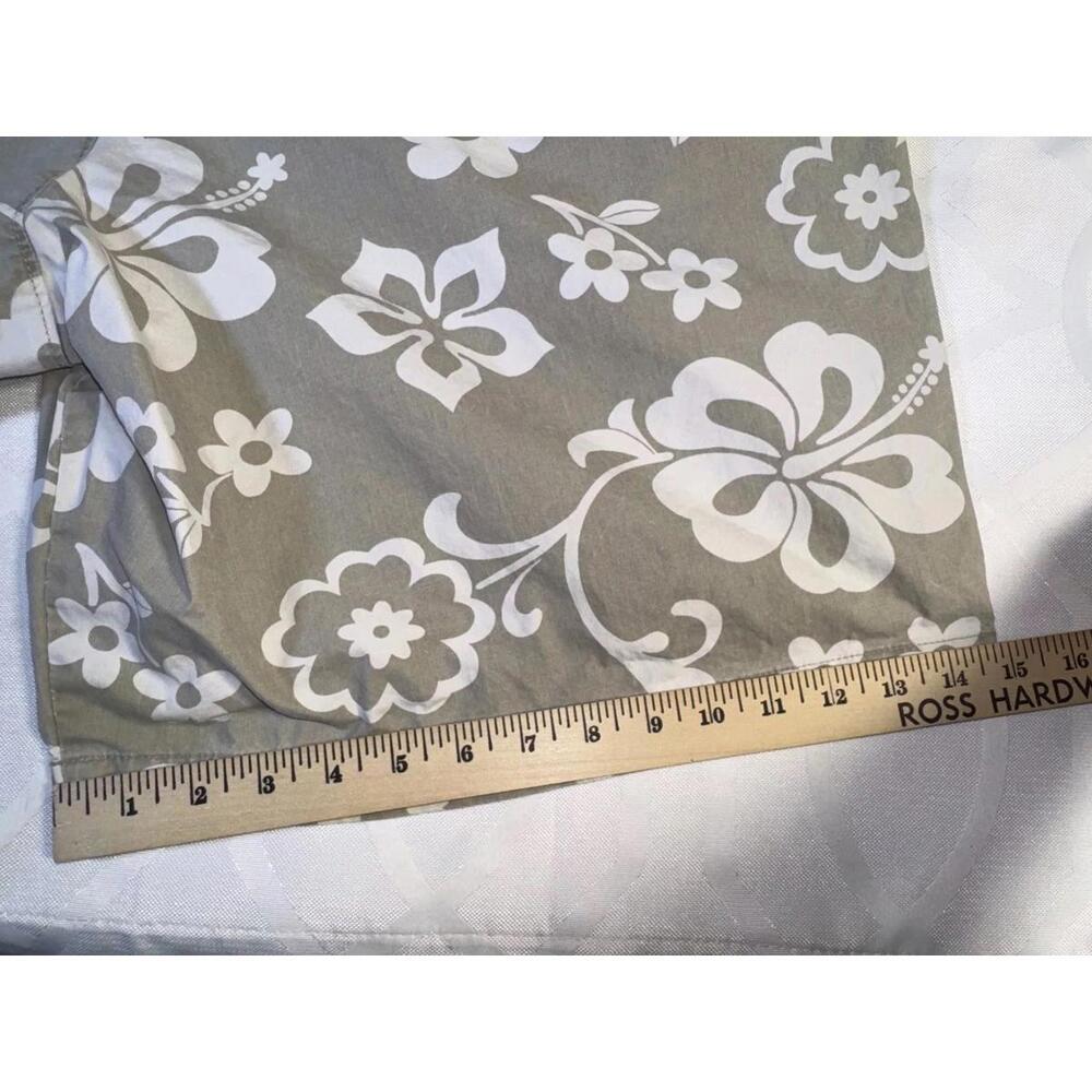 Islander Tan/White Floral Print Tropical Shorts Mens Size 42 - Picture 8 of 9